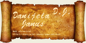 Danijela Janus vizit kartica